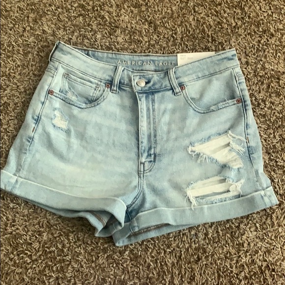 American Eagle Outfitters Pants - Light Wash Distressed Jeans Shorts